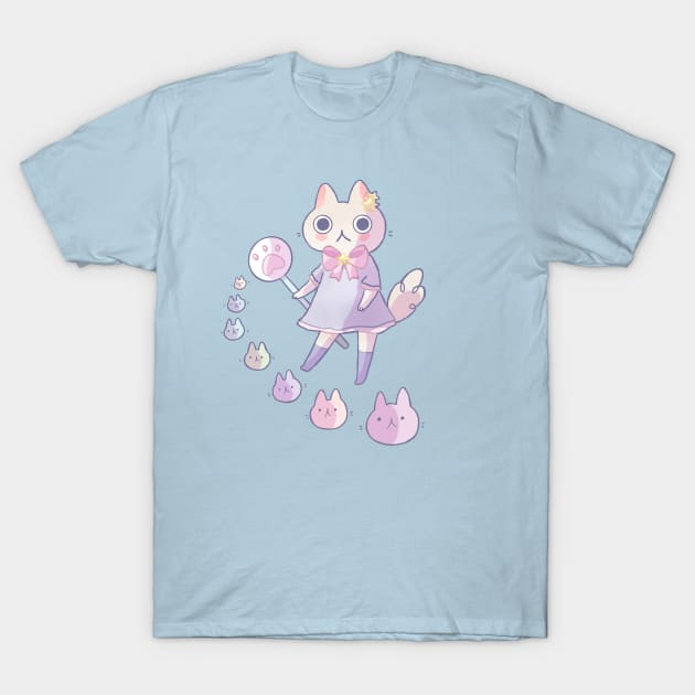 Magical Kitty T-Shirt by Milkkoyo